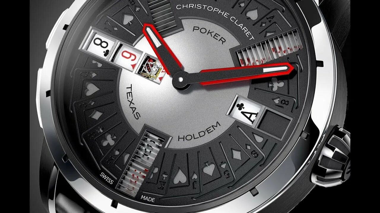 Часы большая дата. Christophe Claret часы. Кристофер Кларет часы Покер. Christophe Claret – часы Poker, копия. Наручные часы Покер.