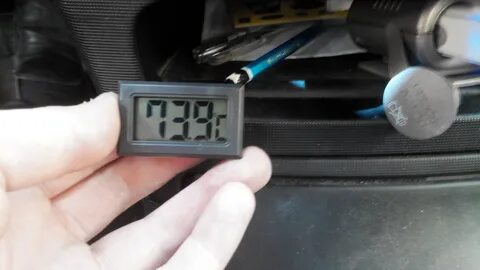 Температура двигателя измеряем