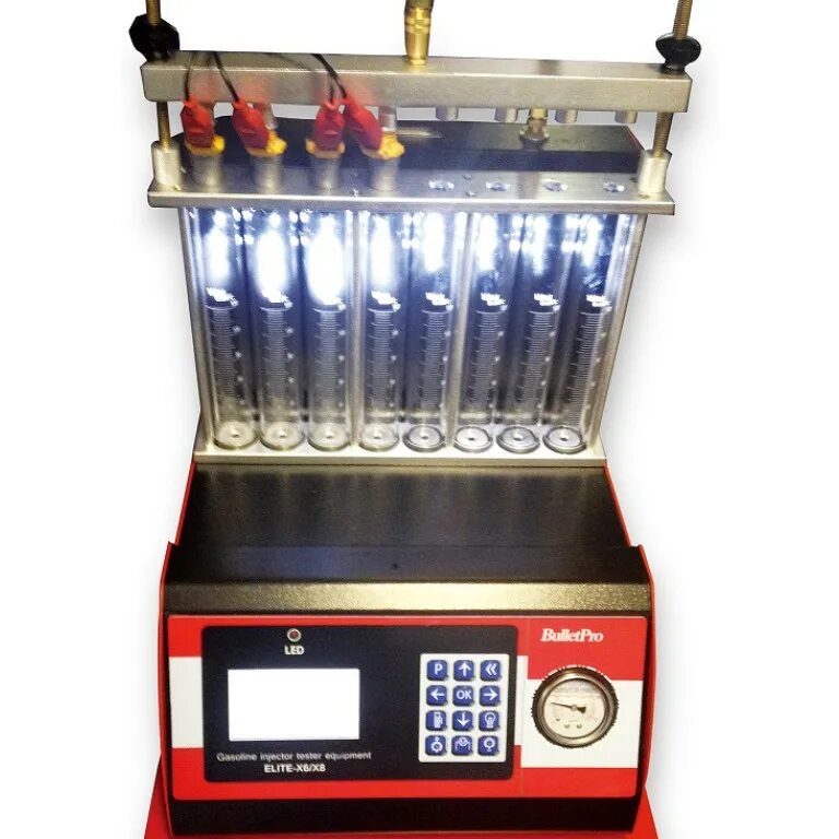 Ultrasonic injector Cleaner Tecnotest model 8100. Injector Avalon. Fuel injector. Tools for gasoline injector.