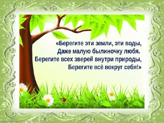 Беречь землю значение. Беречь землю значение