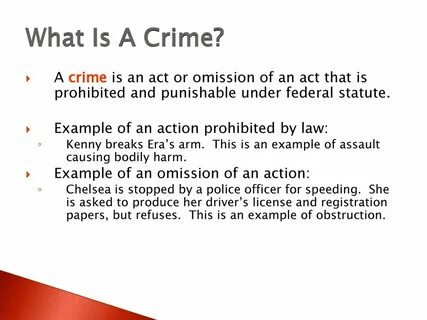 Causes of crime