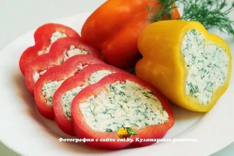 Перец с сыром и зеленью