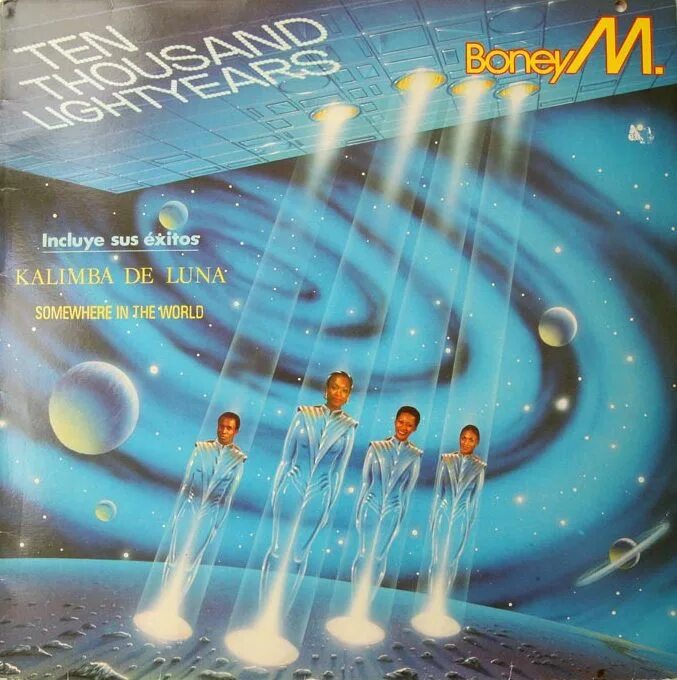 Ten thousand years. Ten Thousand Lightyears Boney m.. Boney m 10000 Lightyears альбом. Бони м ten Thousand Lightyears. Boney m ten Thousand Lightyears 1984 LP.