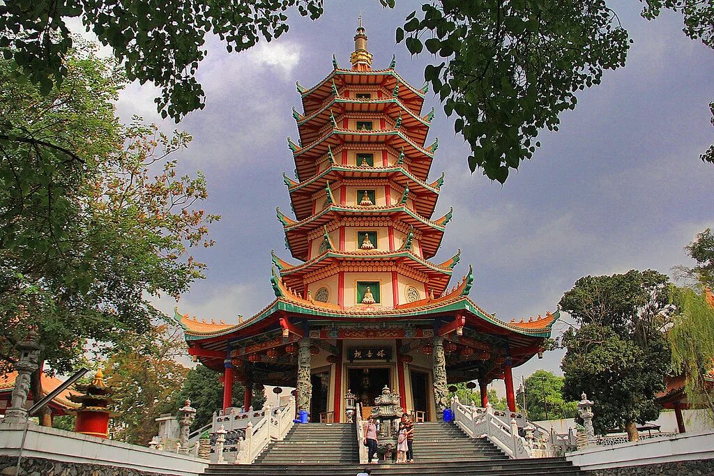 Пагоды сообщение. Буддийская пагода сайгон. тибетская пагода. храм sapta ratna pagoda. пагоды буддийские храмы на берегу.