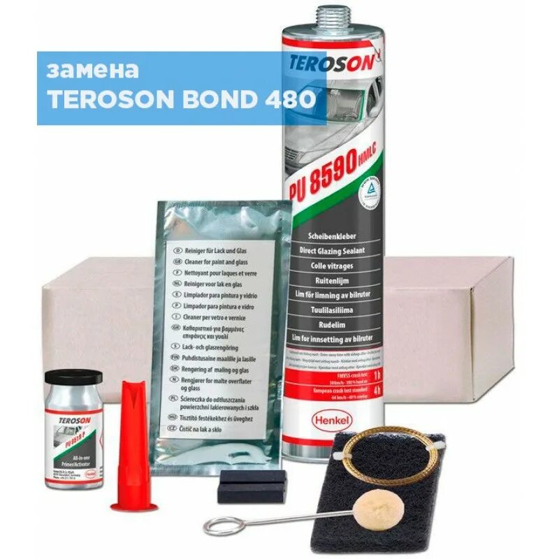 Герметик teroson. Teroson PU 8590. Набор для вклейки стёкол Teroson 8590. Teroson Bond 480. Teroson PU 8590 600 мл.