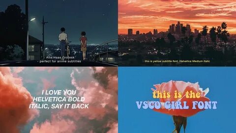 Subtitles fonts