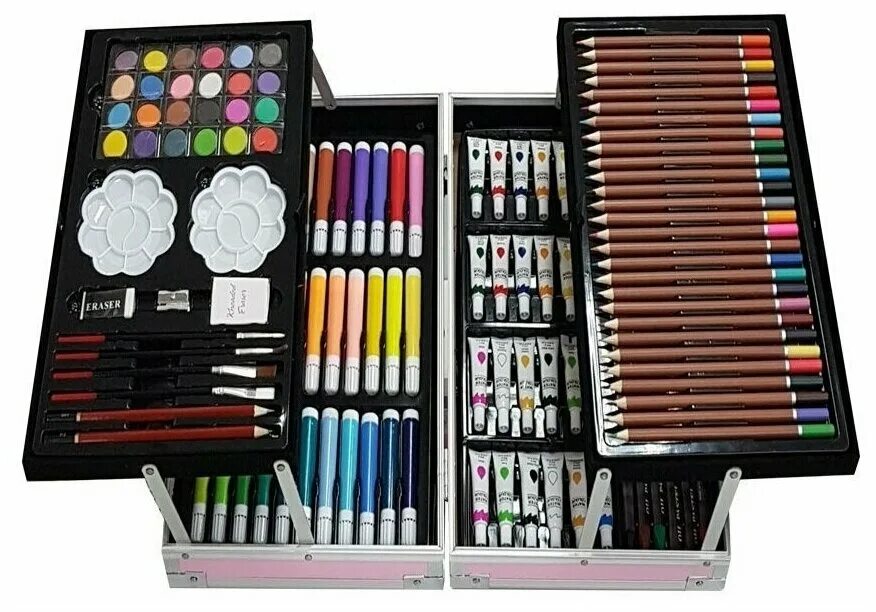 набор для рисования "чемоданчик юного художника", asmar. художник наборы для творчества. чемоданчик "набор юного художника" для рисования 208. 86. художник наборы для творчества.