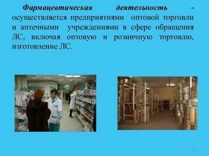 Фармацевтическую деятельность не осуществляют организации