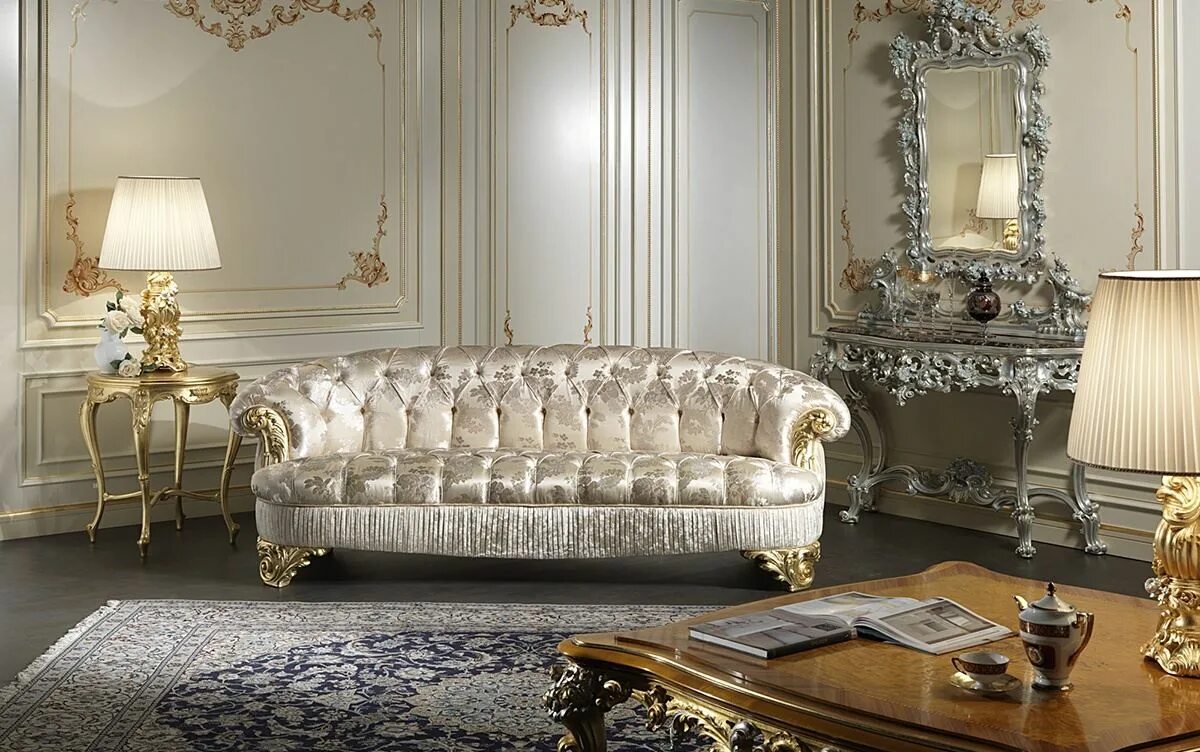 Классический диван коллекция Empire Vimercati. Классический диван Imperial Vimercati Meda Luxury Classic Furniture. Диван Majestic-Vimercati. Элитная мебель стиль Барокко в интерьере. Самые красивые диваны