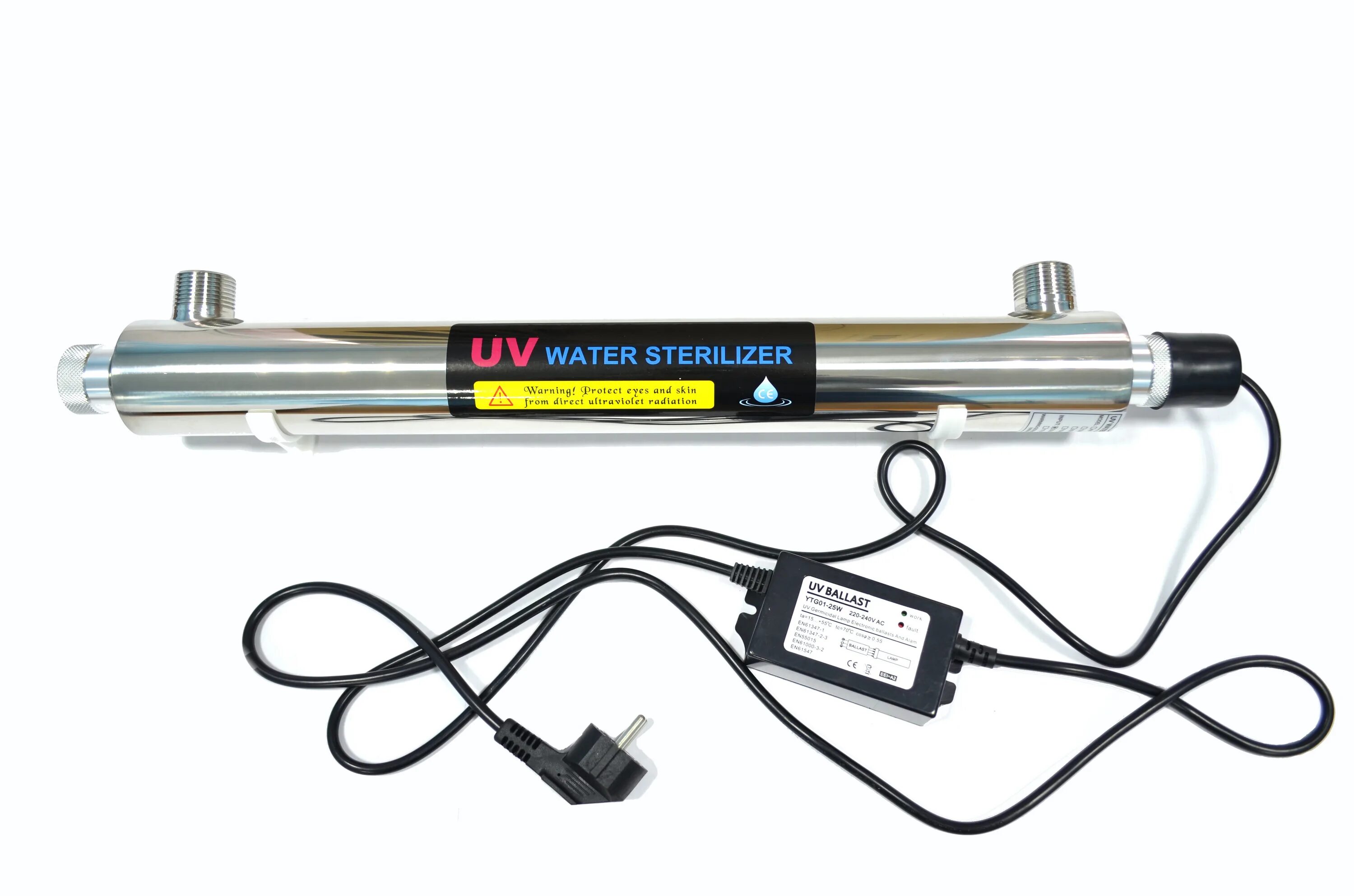 УФ Water Sterilizer 25 w. УФ-стерилизатор SS 25w. Сменная лампа УФ стерилизатор 6 GPM. Ультрафиолетовый стерилизатор UV-6 SS 25w характеристики. Ультрафиолетовый стерилизатор воды