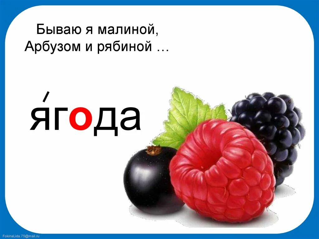 Прочитай слово ягода. Ягода словарное слово. Словарное слово ягода в картинках. Текст про ягоды. Ягоды для запоминания.