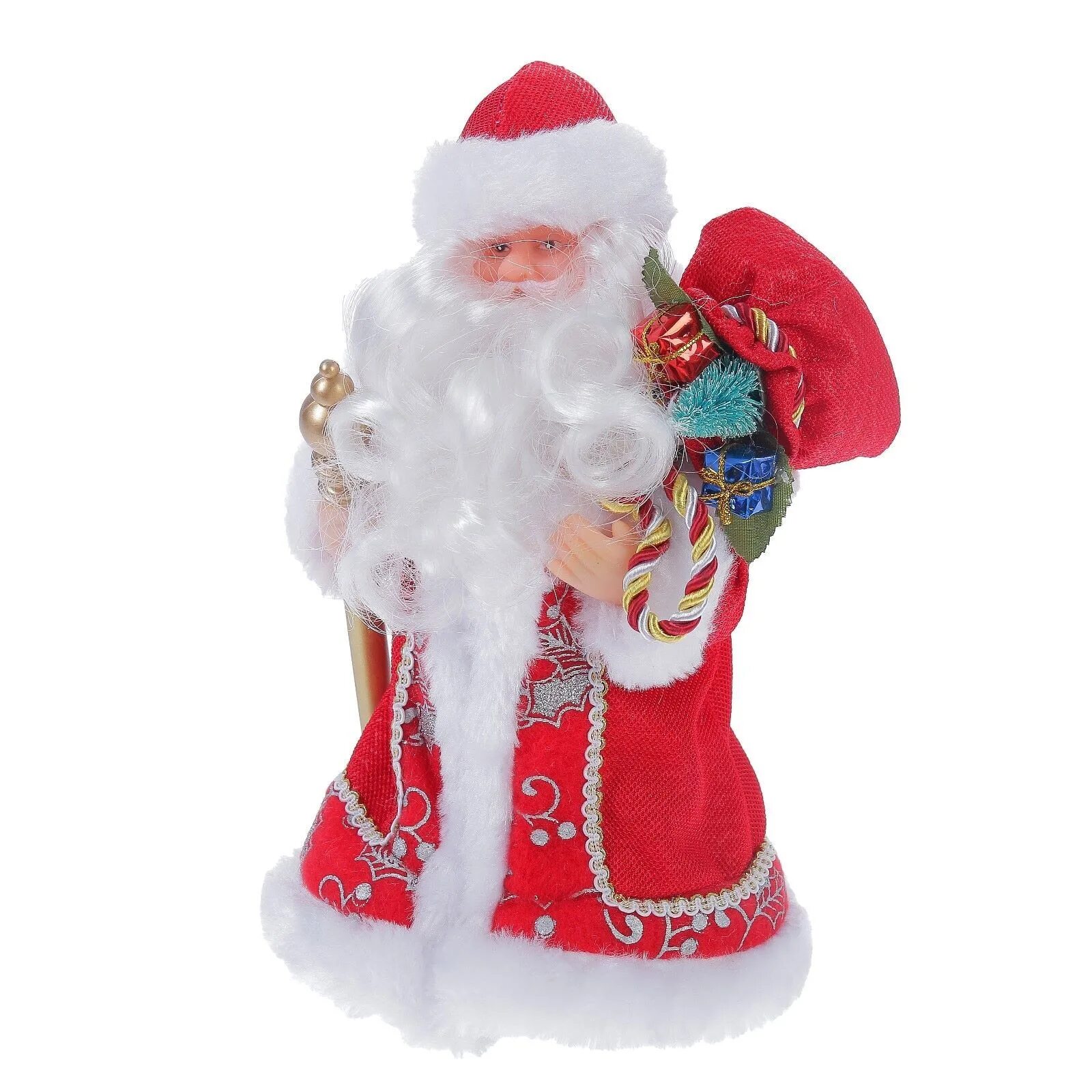 Украшение ёлочное "дед мороз". Подарки деда мороза. Новогодний подарок. Новогодние мягкие игрушки. Дед мороз в ушанке.