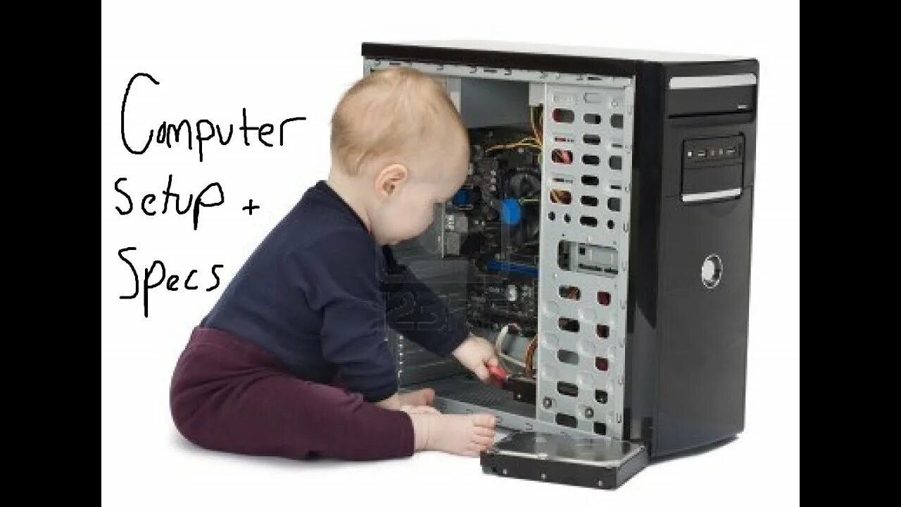Open the computer