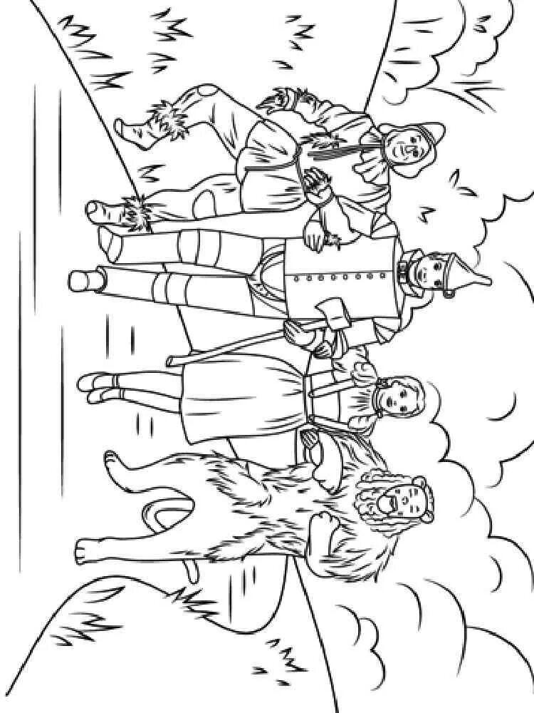 Wizard Of Oz Coloring Pages