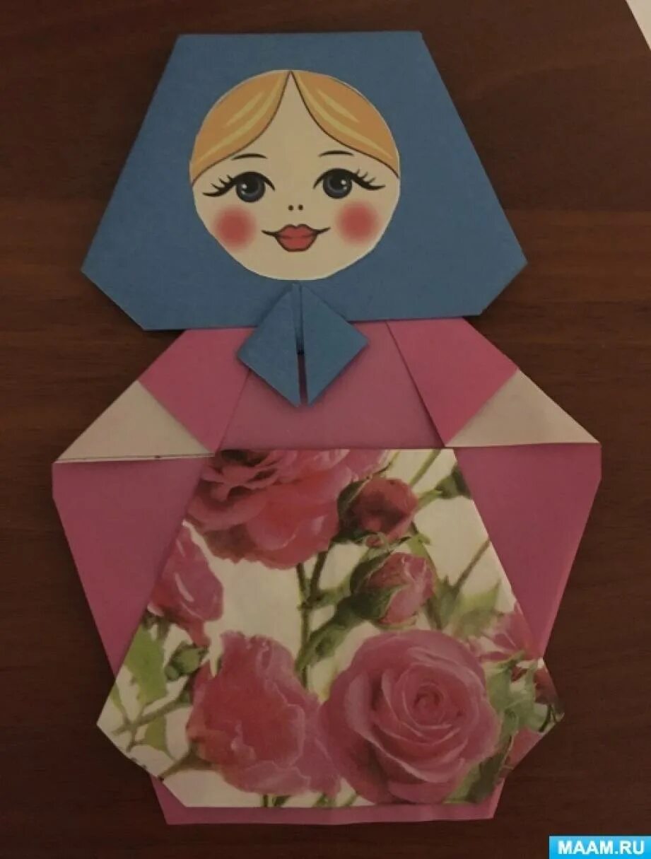 Матрешка оригами из бумаги. Матрешка из оригами. матрёшка в технике оригами. конструирование матрешка.