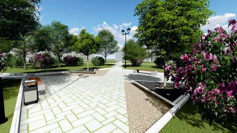Небольшой городской парк
