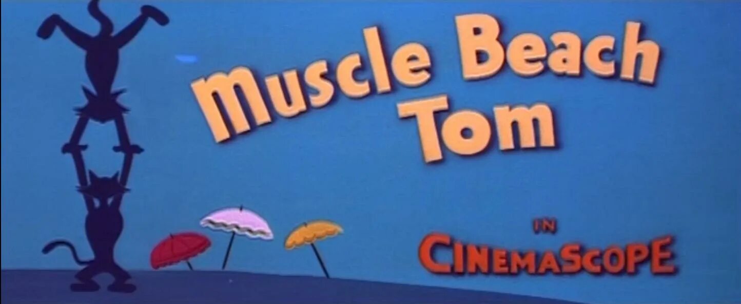 Tom beach. Beach Tom. Muscle Beach Tom. Tom and Jerry down Beat Bear. Том и Джерри 101 muscle Beach Tom.