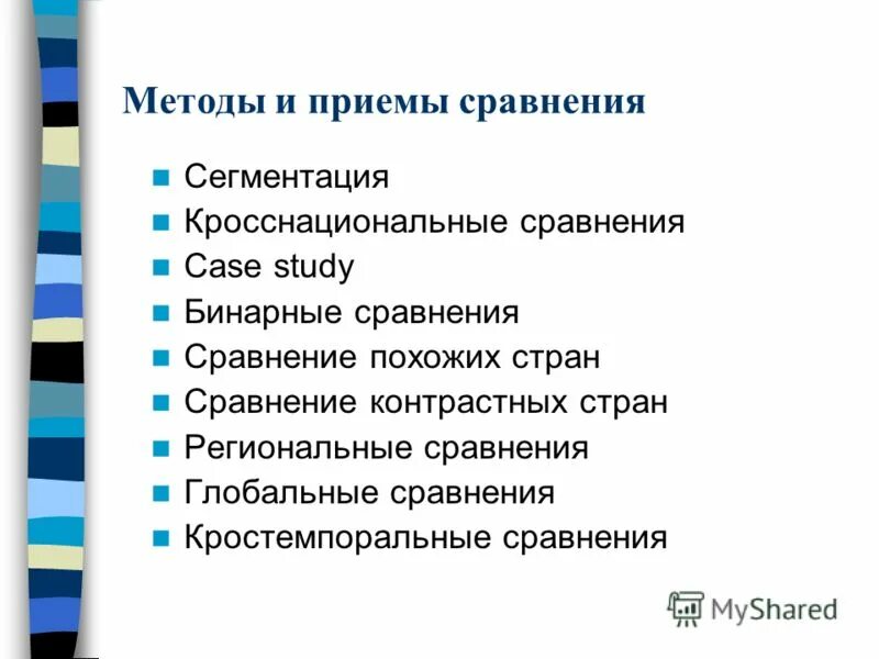 методы сравнительной политологии