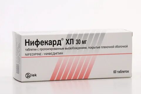 Нифекард хл 30 мг инструкция