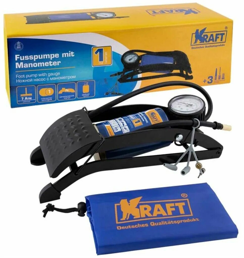 Компрессор крафт автомобильный. Kraft kt810002 насос ножной с манометром (2 цилиндра) в сумке. Насос измельчитель. Насос kraft. Насос для слива масла.