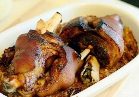 Капуста с рулькой по баварски
