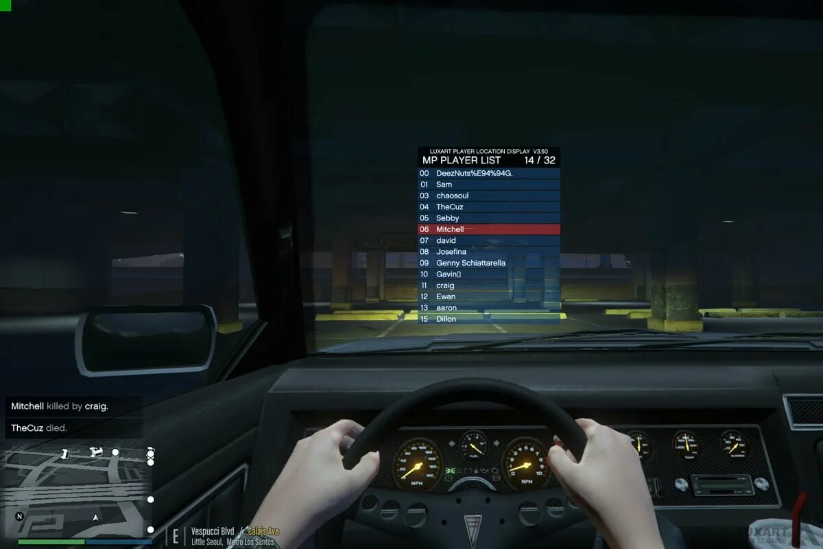 Player location display FIVEM. Какие режимы игры есть в FIVEM. Vehicle player player