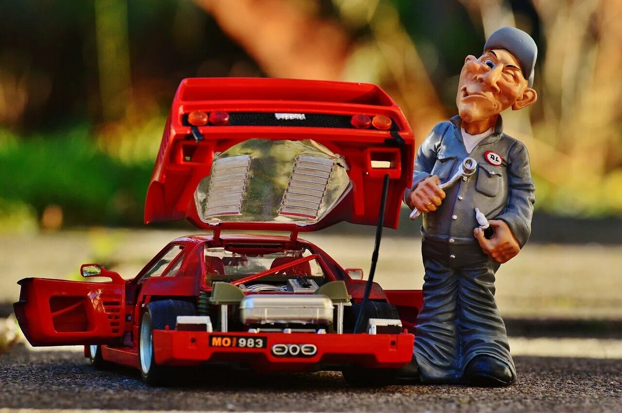 ремонт игрушечных машинок