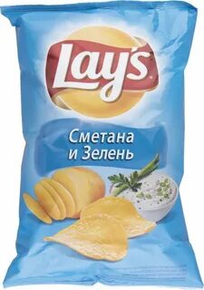 Чипсы со сметаной и зеленью