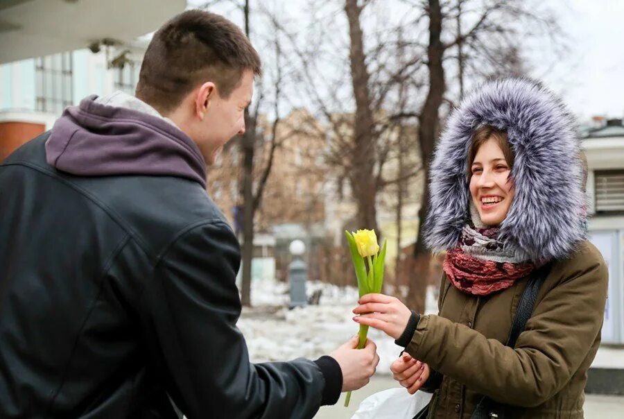 Комплимент на улице