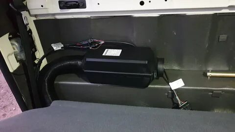 Установка отопителей сухой фен