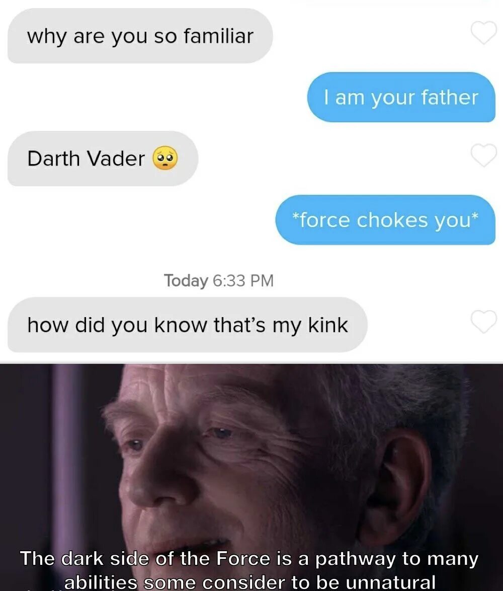 Consider something to be. The dark side of the force is a pathway to many abilities some consider to be unnatural. the dark side of the force is a pathway to many. the dark side is a path to many abilities some would consider unnatural. dark side of the force is a drug.