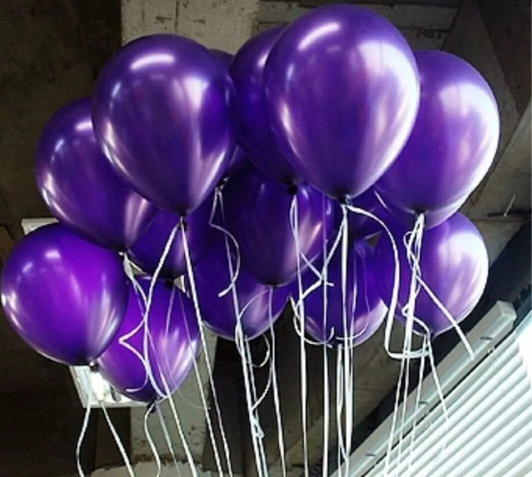 @Шар латексный 30 см металлик фиолетовый н212551. Гелевые шары. Сиреневые шары воздушные. Фиолетовые шары.