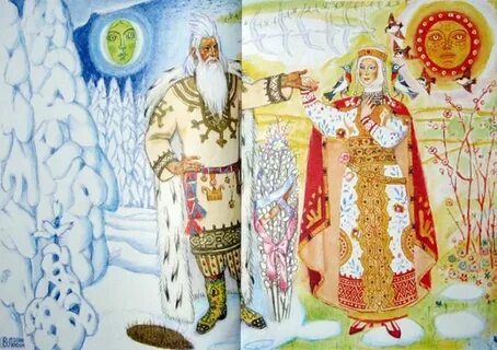 Снегурочка островского рисунок