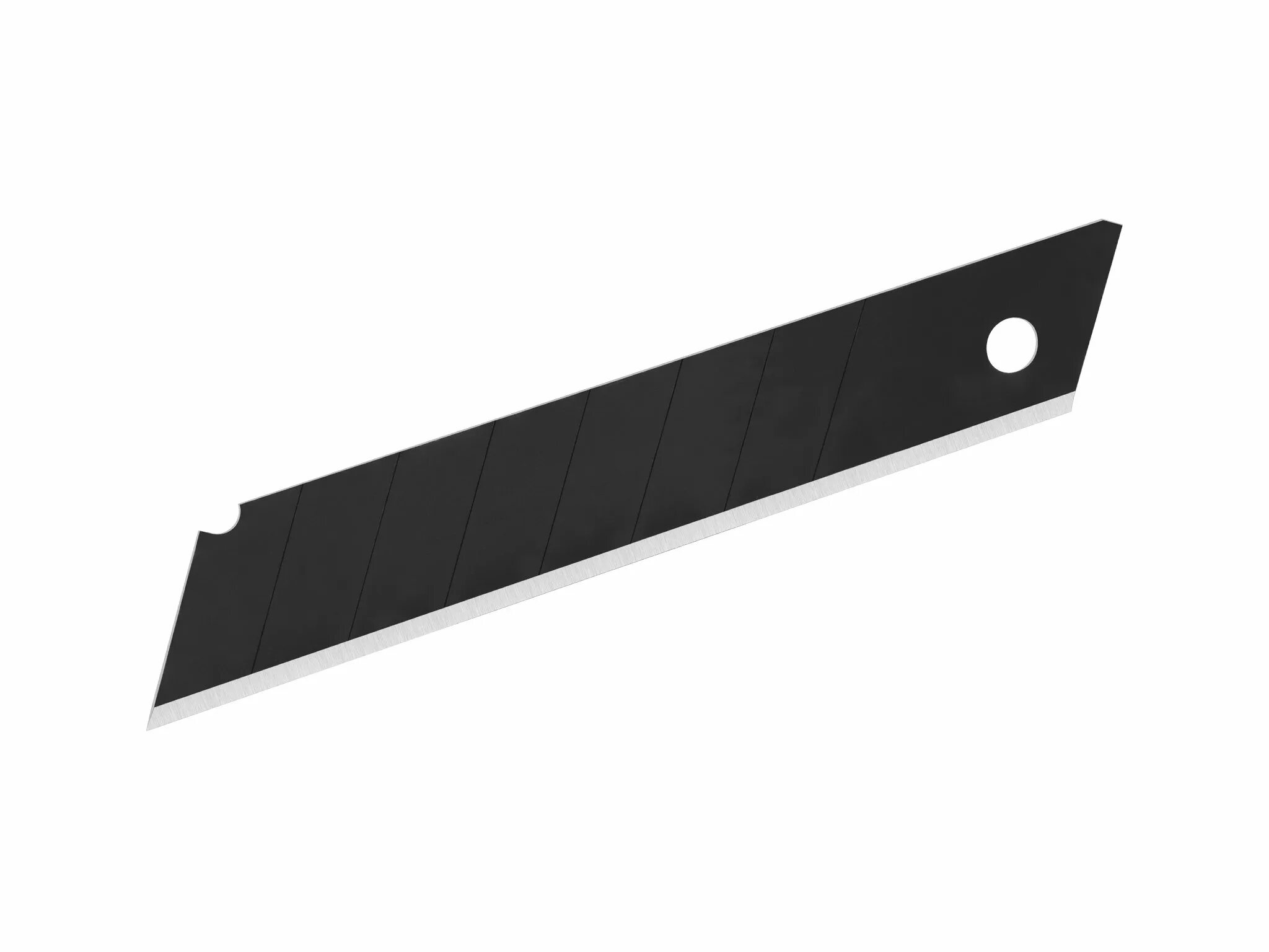 Лезвия запасные для ножей. Лезвия сегментированные (18 мм; 10 шт) для ножей Vira 831502. Лезвия сегментированные 18мм (1506). Лезвия для ножей черные 18мм 10шт/уп, ruishidun rsd18.
