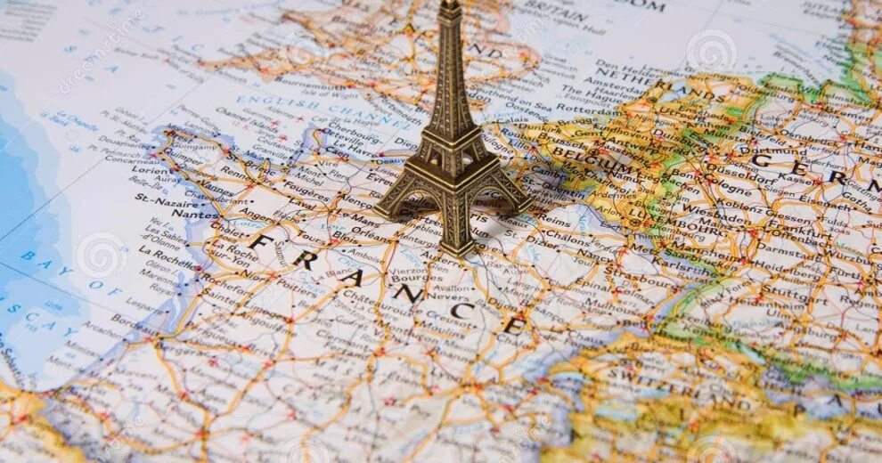 Века на французском языке. География Франции. Карта Франции. Кадастр Франции.