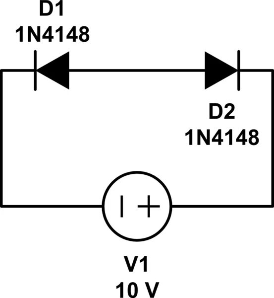 Диод источник напряжения. Диод падение напряжения 0.5 вольт. Диод на 0.5 вольт. Ток диода 4148. Диод с падением напряжения 1 вольт.