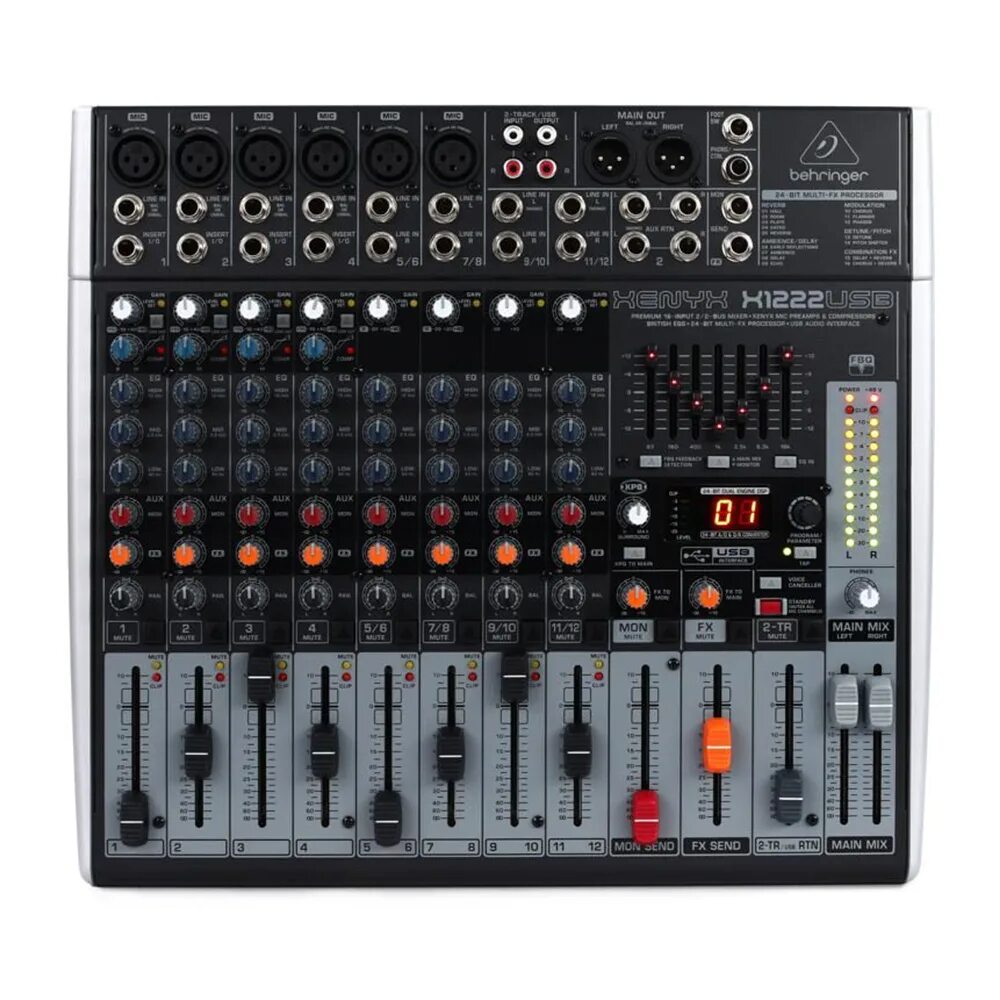 Behringer xenyx x1222usb. Xenyx qx1222usb. пульт микшерный xenyx 1222 fx.