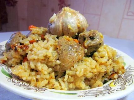 Плов из утки в казане