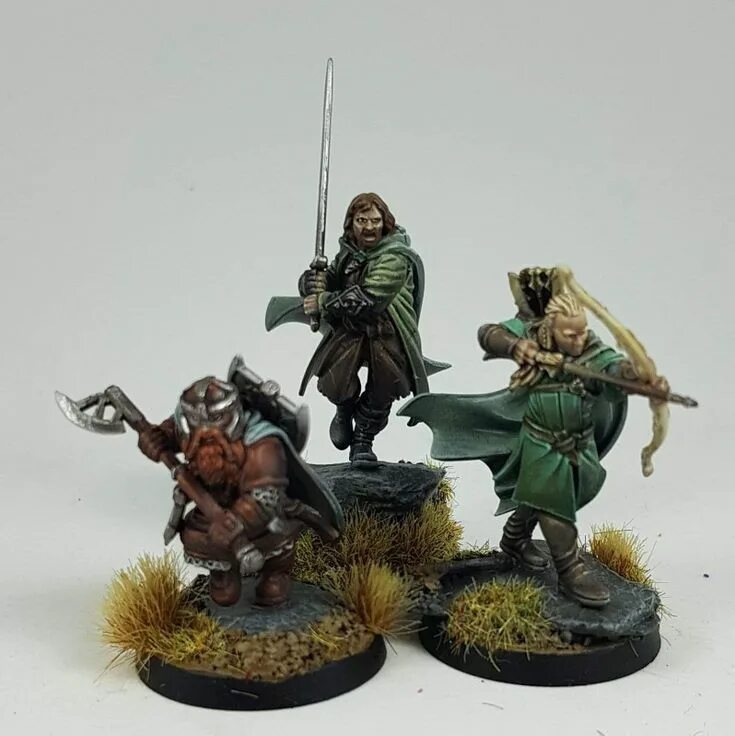 Three hunter