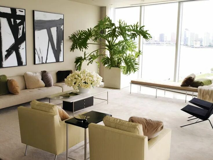 Cumberland Residence by Geremia Design. Living room with Jeff Zimmerman hanging 
