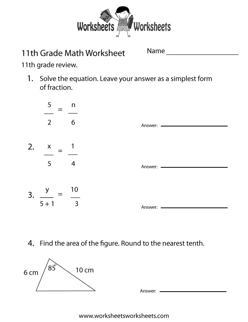 Review worksheet. 11 Th Grade Math. Math 6th Grade. Worksheets 11 Grade. Math 11 Grade.