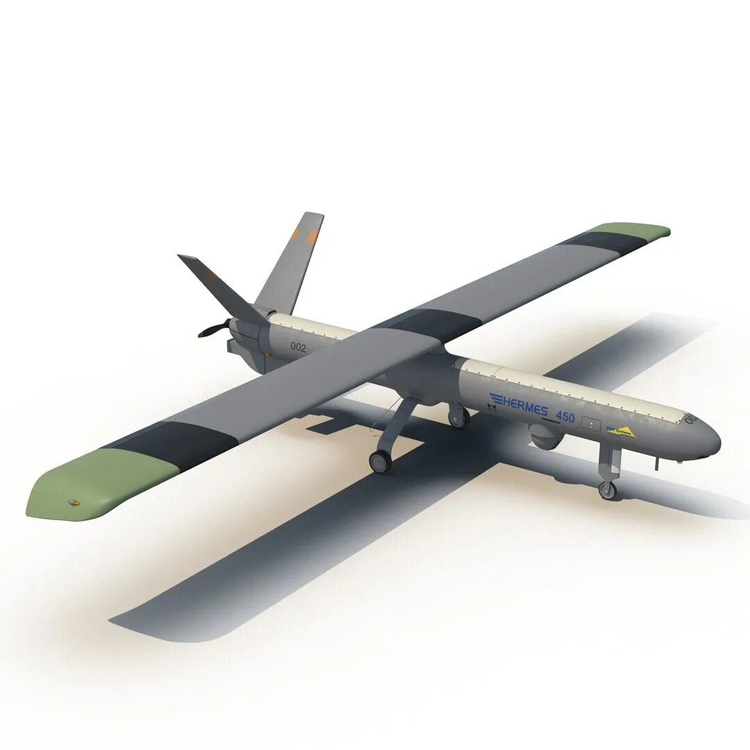 Чего нет у бпла самолетного типа. Elbit hermes 450. uav hermes 900. uav-d045al. модель 3d бпла россия.