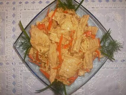 Мясо корейская морковь
