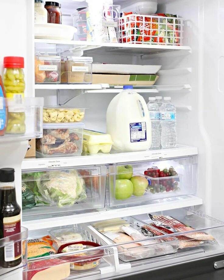 It is in the fridge