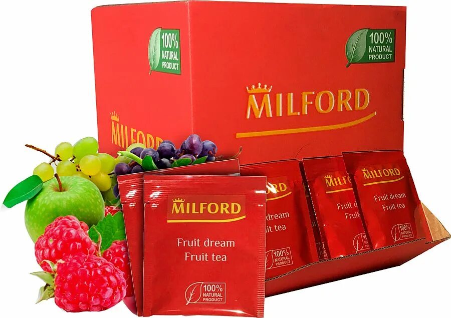 Милфорд чай 200 пакетиков. Чай Милфорд Фруктовая мечта. Чай фруктовый Milford Fruit Dream 20 пакетиков. Чай красный Milford Fruit Dream в пакетиках. Чай 200 пакетиков