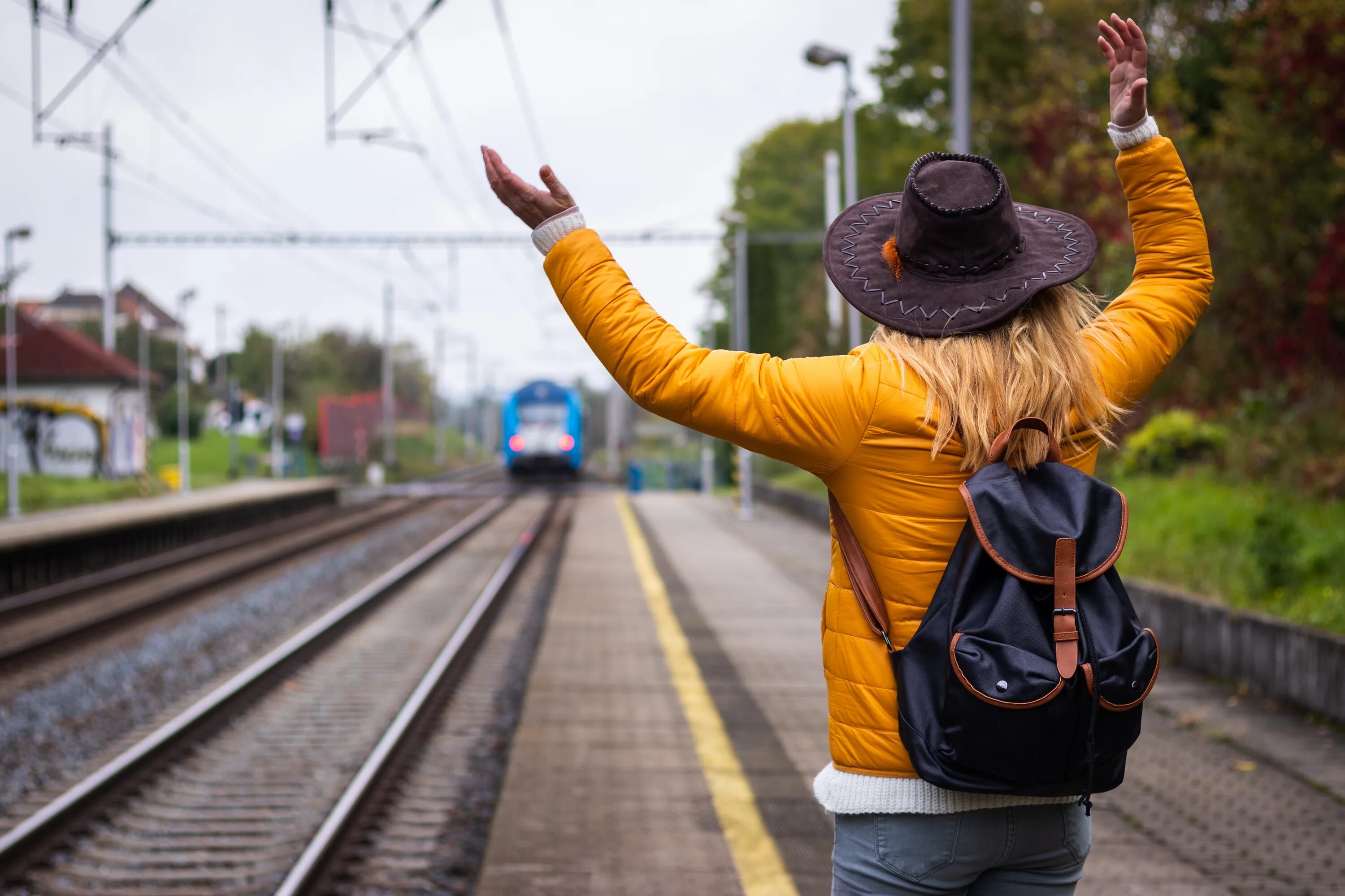 Train is leaving