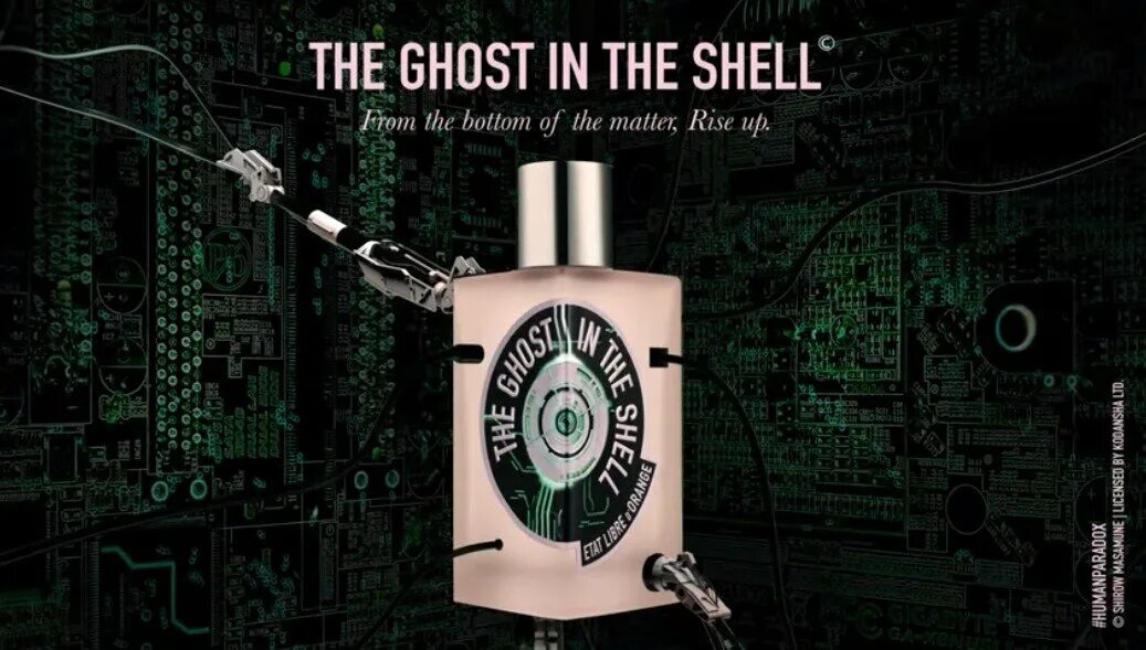 Ghost the future is a foreign. The ghost in the shell духи. etat libre d orange  the ghost in the shell. призрак в доспехах парфюм. ghost in the shell etat.