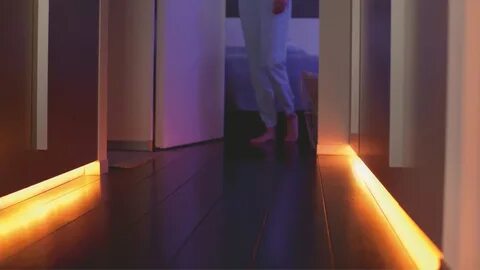 Теневая подсветка пола