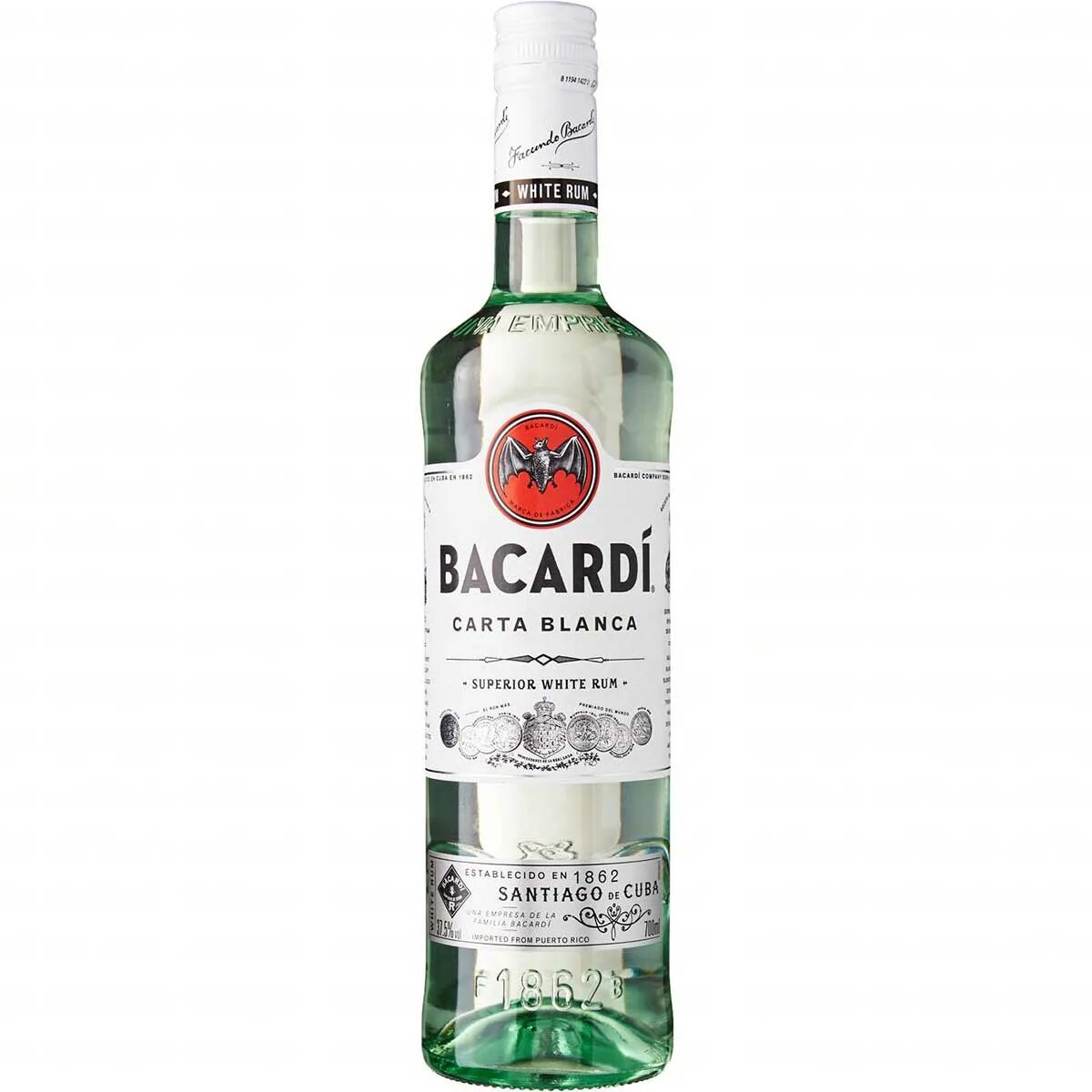 Сколько стоит бакарди. Rum Bacardi carta Blanca. Ром Bacardi White carta Blanca 0,7. Bacardi carta Blanca 40% 0.5л. Bacardi Superior.