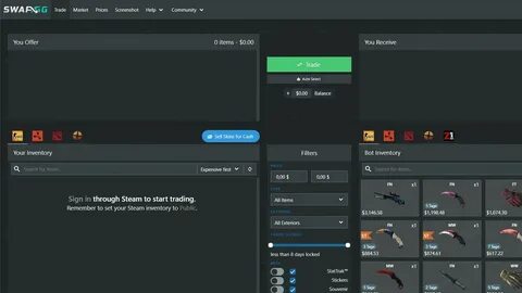 Trade your skins